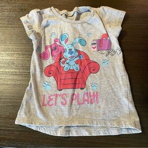 Blues Clues and You Blue Magenta Mailbox t-shirt girls 4t